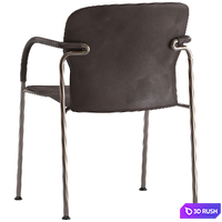 CB2 Pesaro Chair 3D Model Vray, Corona