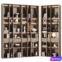 Modular rack in a modern minimalist style 02 3D Model Vray, Corona