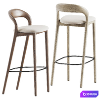Neva Light Bar chair by Artisan 3D Model Vray, Corona