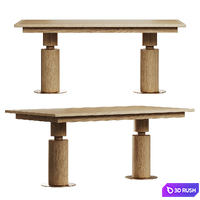 Arteriors - Tiller dining table 3D Model Corona