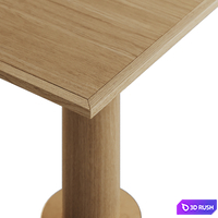 Arteriors - Tiller dining table 3D Model Corona