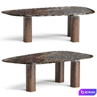 JANE Marble table By Poltrona Frau 3D Model Corona
