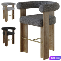 Cassette Bar Chair by Collector 3D Model Vray, Corona