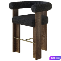 Cassette Bar Chair by Collector 3D Model Vray, Corona