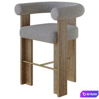 Cassette Bar Chair by Collector 3D Model Vray, Corona