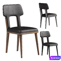Fork Dining Chair 3D Model Corona