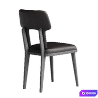 Fork Dining Chair 3D Model Corona