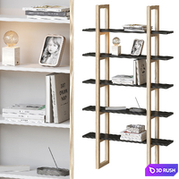 Rockwood shelving Divan.ru 3D Model Vray, Corona