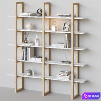 Rockwood shelving Divan.ru 3D Model Vray, Corona