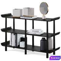 Shelving unit Payton by Interior secrets 3D Model Vray, Corona