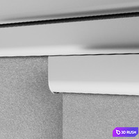 TRETUR. Ikea block-out roller blind 3D Model Corona