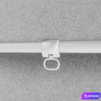 TRETUR. Ikea block-out roller blind 3D Model Corona