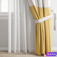 Curtain 338 3D Model Vray