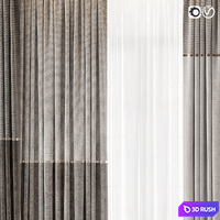 Curtains 50 3D Model Vray, Corona