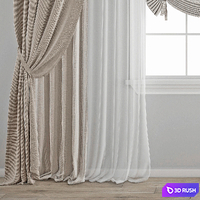 Curtain 435 3D Model Vray