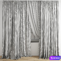 Curtain 607 3D Model Vray