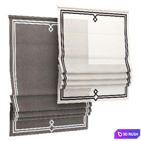 Roman shade 123 3D Model Vray