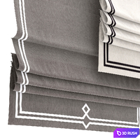 Roman shade 123 3D Model Vray