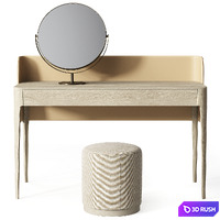 Dressing table Dall'Agnese Settanta 3D Model Vray, Corona