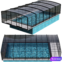 POOL NO102 3D Model Vray, Corona