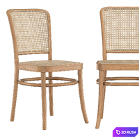 JULIETTE CANE DINING SIDE CHAIR 3D Model Vray, Corona