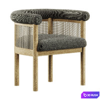 Jensen Dining Chair 3D Model Corona