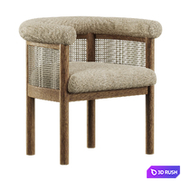 Jensen Dining Chair 3D Model Corona