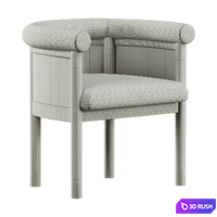 Jensen Dining Chair 3D Model Corona