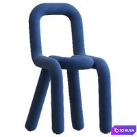 Chair Iconic Corner design 3D Model Corona
