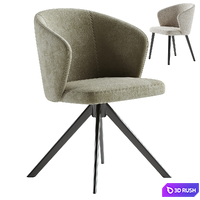 LOT swivel chair &amp; LOT armchair 3D Model Corona
