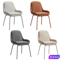 Lighten chair 3D Model Vray, Corona