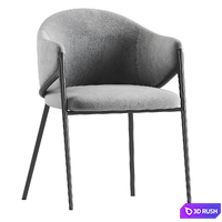 Richmond Gwen Chair Khaki Velvet 3D Model Vray, Corona