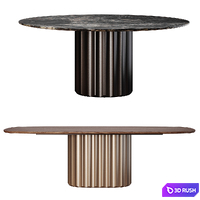 Dining tables Dorian 3D Model Vray, Corona