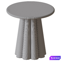 Bromo Side Table 3D Model Corona