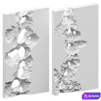Set of gypsum 26 3D Model Corona