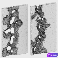 Set of gypsum 26 3D Model Corona