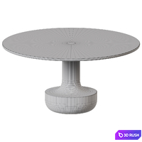 TOAD TABLE BY ARTHUR VALLIN 3D Model Corona