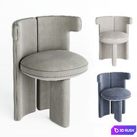 Chair Meridiani CLAUDINE 3D Model Corona
