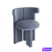 Chair Meridiani CLAUDINE 3D Model Corona