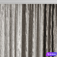 Curtains 001 3D Model Corona