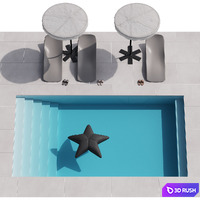 517 exterior and architecture 09 swimming pool 01 3D Model Vray, Corona