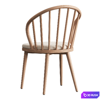 Murray chair 3D Model Vray, Corona