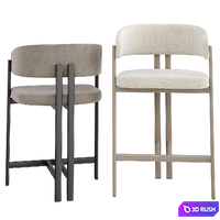 SAVOY LIGHT BAR STOOL 3D Model Vray, Corona