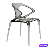 Clarisse Dining Chair 3D Model Vray, Corona
