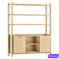Steekla Storage Unit 3D Model Corona