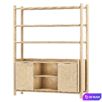 Steekla Storage Unit 3D Model Corona