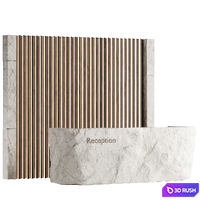 Reception Desk - Hotham 3D Model Corona