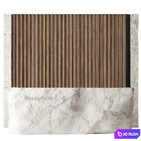 Reception Desk - Hotham 3D Model Corona