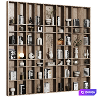 Yaratam 45 shelving unit, 15 cm deep 3D Model Corona