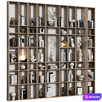 Yaratam 45 shelving unit, 15 cm deep 3D Model Corona